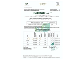 GLOBAL G.A.P.全球良好農業規范證書